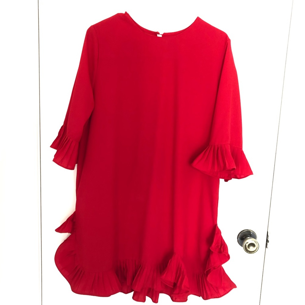 [OFFER NOW] Formal Red Dress with chiffons